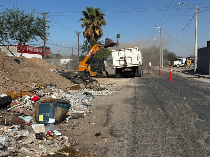 MEXICALI BRILLA: OPERATIVO DE LIMPIEZA EN VALLE DE PUEBLA